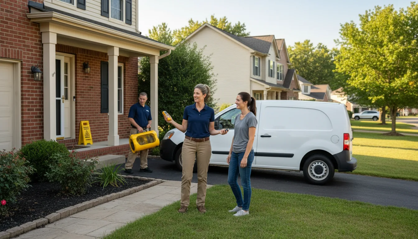 Water restoration image for Emergency Water Removal Services in Greenfield, OH